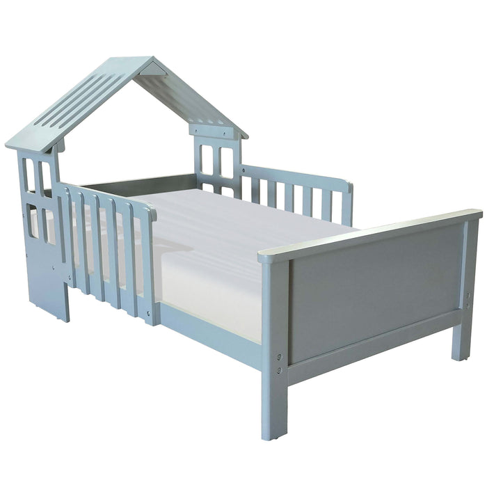 Shop Little Partners Lil' House Toddler Bed, Silver Drop at Goodbuygears