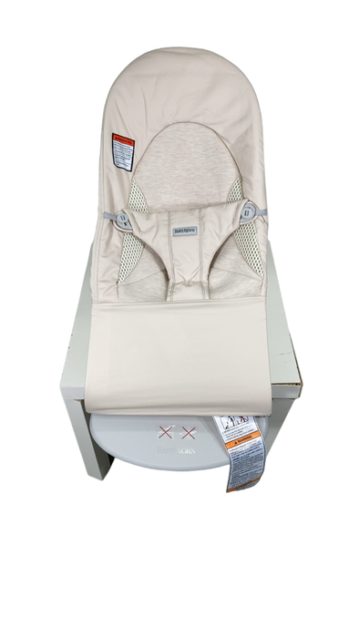 Shop BabyBjorn Bouncer Balance, Light Beige TriFabric, Light Gray Frame at Goodbuygears