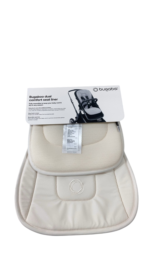 Shop Bugaboo Dual Comfort Seat Liner, Fresh White at Goodbuygears