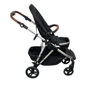Shop Mockingbird Single to Double 2.0 Stroller, 2024, No Canopy, No Canopy, Silver With Penny Leather at Goodbuygears