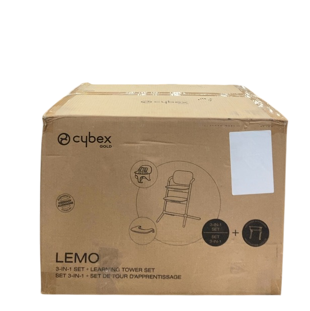 Shop Cybex LEMO 3 in 1 High Chair and Tower Bundle, Sand/Black at Goodbuygears
