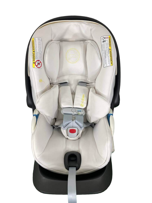 Shop Cybex Cloud G Lux with SensorSafe, Seashell Beige, 2024 at Goodbuygears