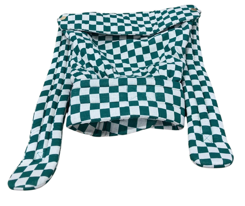 Shop Mabē The Monarch Carrier, Evergreen Check at Goodbuygears