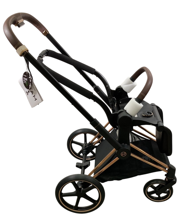 Shop Cybex PRIAM Stroller Frame And Seat, 2022, Rose Gold at Goodbuygears