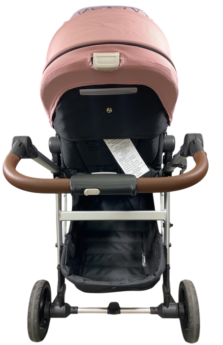 Shop Mockingbird Single 2.0 Stroller, 2024, Bloom, Silver With Penny Leather, Windowpane at Goodbuygears