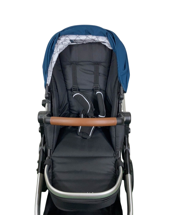 Shop Mockingbird Single to Double 2.0 Stroller, Silver with Penny Leather, Windowpane, Sea, 2024 at Goodbuygears