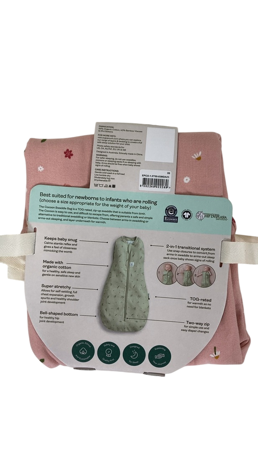 Shop ErgoPouch Cocoon Swaddle Bag, 0-3 Months, 1.0 TOG, Daisies at Goodbuygears