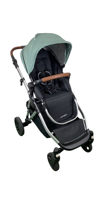 Shop Mockingbird Single to Double 2.0 Stroller, 2024, Sage, Silver With Penny Leather, Watercolor Drops at Goodbuygears