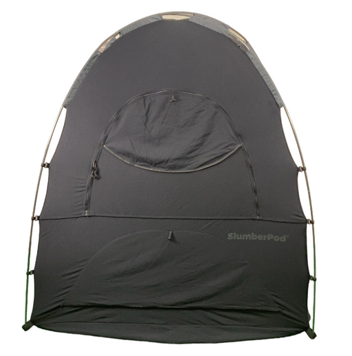 Shop SlumberPod 3.0 Sleep Canopy with Fan, Black with Gray Accents at Goodbuygears