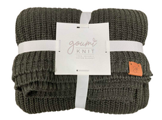 Shop Goumikids Knit Blanket, Pine at Goodbuygears