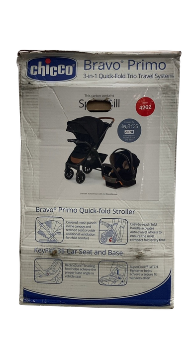 Shop Chicco Bravo Primo Trio Travel System, 2024, Springhill at Goodbuygears