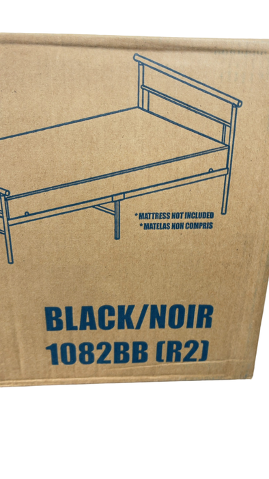 Shop BK Furniture Seattle Metal Twin Bed, Black at Goodbuygears