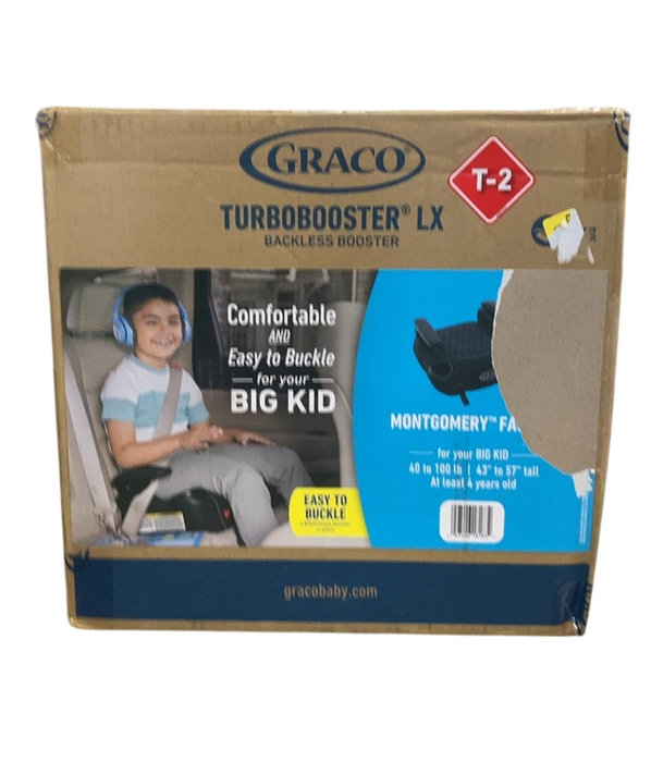 Shop Graco TurboBooster LX Backless Booster Car Seat, 2023, Montgomery at Goodbuygears