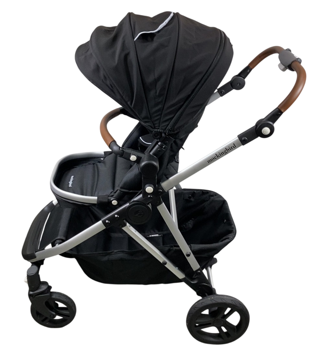 Shop Mockingbird Single to Double 2.0 Stroller, 2025, Black, Silver With Penny Leather, Windowpane at Goodbuygears