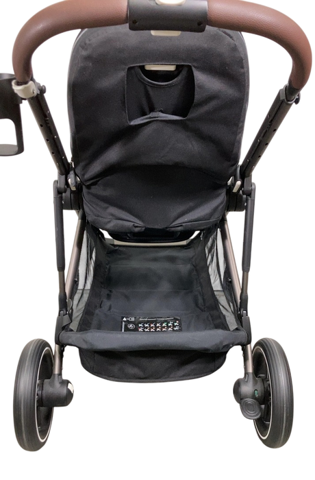 Shop Cybex Gazelle S Modular Stroller, 2024, Moon Black, Taupe Frame at Goodbuygears