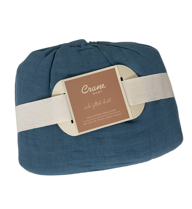 Shop Crane Baby Crib Fitted Sheet, Riverstone at Goodbuygears