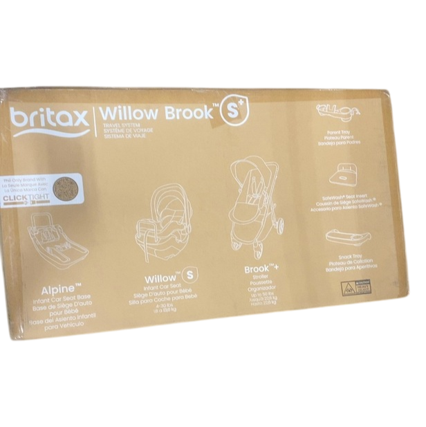 Shop Britax Willow Brook S+ Travel System, Glacier Onyx, 2024 at Goodbuygears