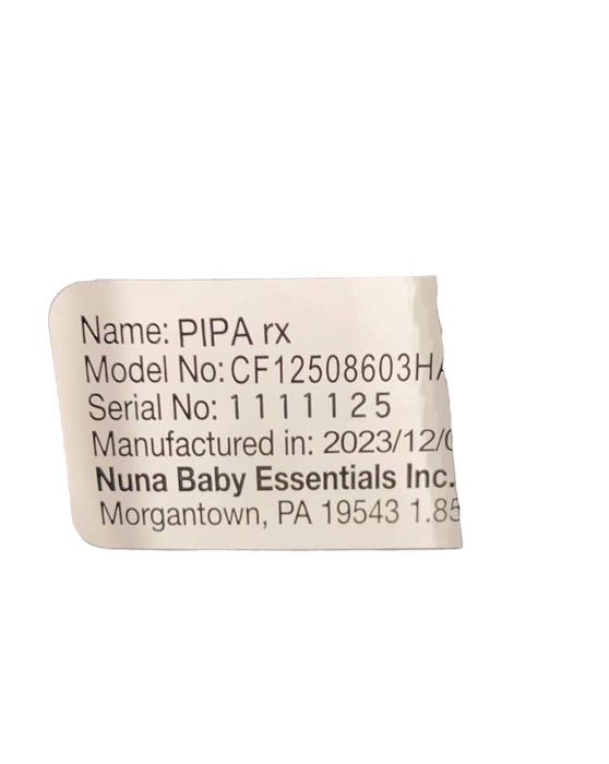 Shop Nuna PIPA rx Infant Car Seat with RELX Base, Hazelwood, 2023 at Goodbuygears