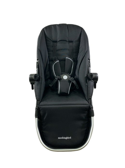 Shop Mockingbird 2nd Seat Kit 2.0, Sky, Watercolor Drops, Silver With Black Leather at Goodbuygears