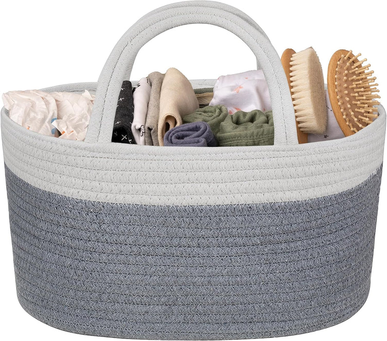 Natemia Diaper Caddy Organizer, Grey