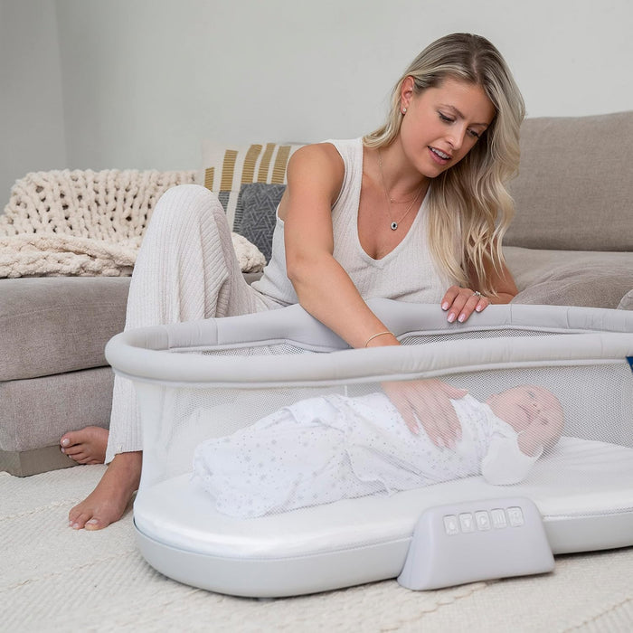 Shop Halo Bassinest Soothing Swivel Sleeper 3.0 Bassinet, Grey at Goodbuygears
