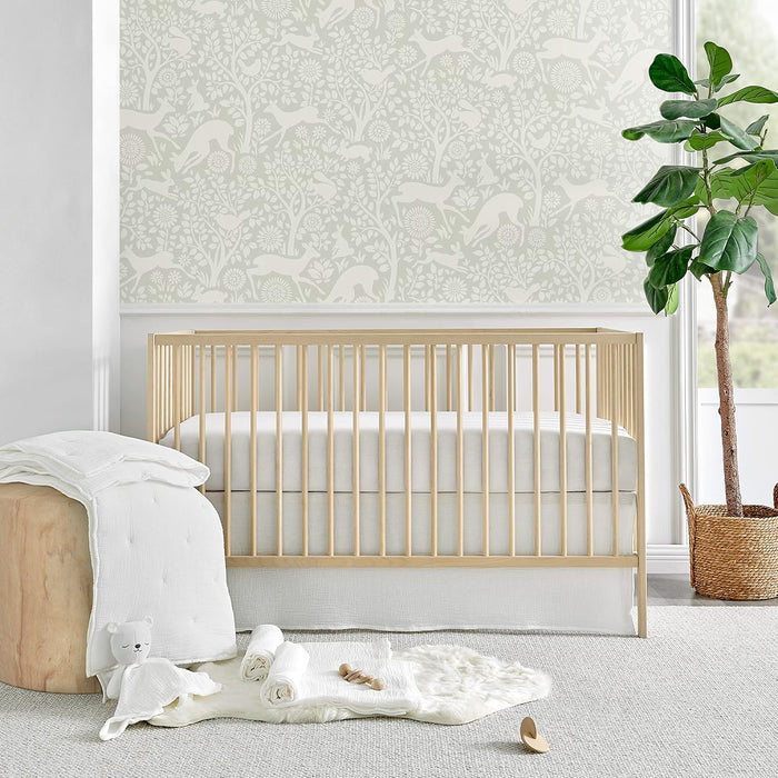 Levtex Baby Cloud Muslin 5 Piece Bedding Set, White