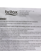 Shop Britax Stroller Board for Brook, Brook+ and Grove Strollers at Goodbuygears