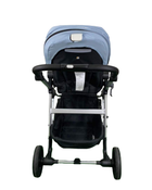 Shop Mockingbird Single to Double 2.0 Stroller, 2024, Silver with Black Leather, Windowpane, Sky at Goodbuygears
