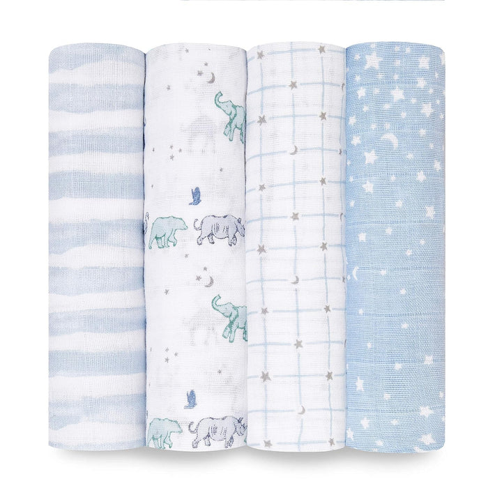 Shop Aden + Anais Cotton Muslin Swaddle, 4pk, Rising Star at Goodbuygears