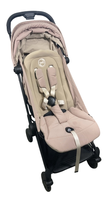 Shop Cybex Coya Stroller, 2024, Cozy Beige, Matte Black at Goodbuygears