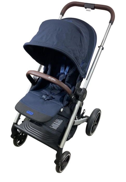 Shop Cybex Balios S Lux Stroller, 2023, Ocean Blue, Silver at Goodbuygears