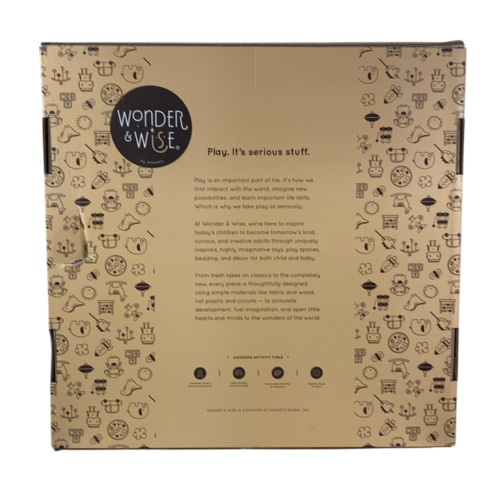 Shop Wonder and Wise Awesome Activity Table, White/Natural at Goodbuygears