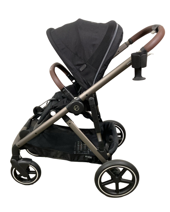 Shop Cybex Gazelle S Modular Stroller, 2023, Moon Black, Silver Frame at Goodbuygears
