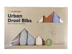 used KeaBabies Drool Bibs, Urban Terracotta