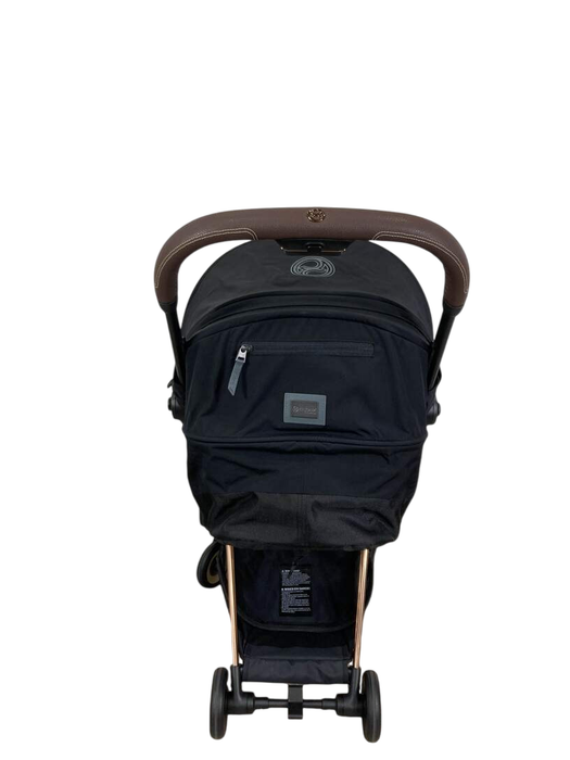 Shop Cybex Coya Stroller, 2023, Rose Gold, Sepia Black at Goodbuygears