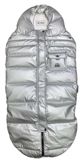 Shop Cybex Platinum Winter Footmuff, Artic Silver at Goodbuygears