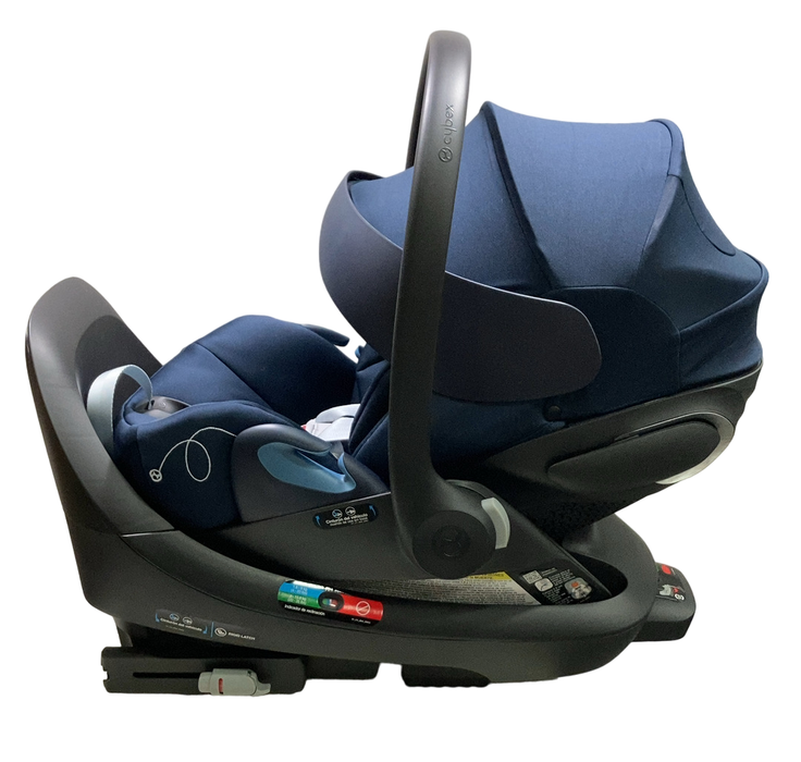 Shop Cybex Cloud G Lux with SensorSafe, 2024, Ocean Blue at Goodbuygears