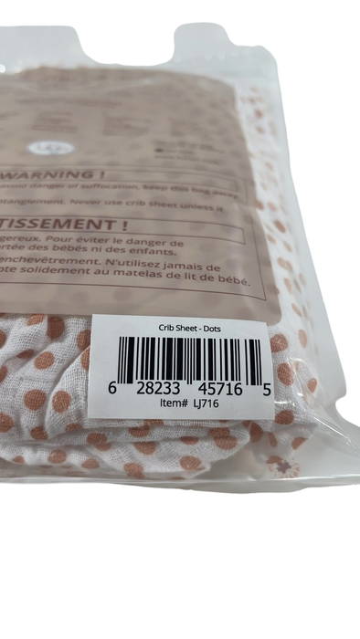 Shop Lulujo Crib Sheet, Dots at Goodbuygears