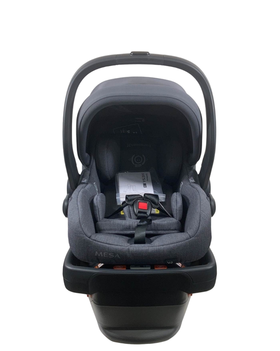 Shop UPPAbaby MESA V2 Infant Car Seat, Greyson (Charcoal Melange Merino Wool), 2023 at Goodbuygears