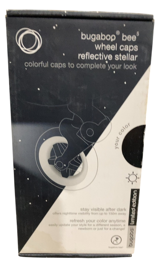 Shop Bugaboo Bee5 Stroller Wheel Caps, Stellar Reflective at Goodbuygears