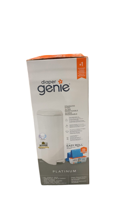 Shop Diaper Genie Platinum Diaper Pail, White at Goodbuygears