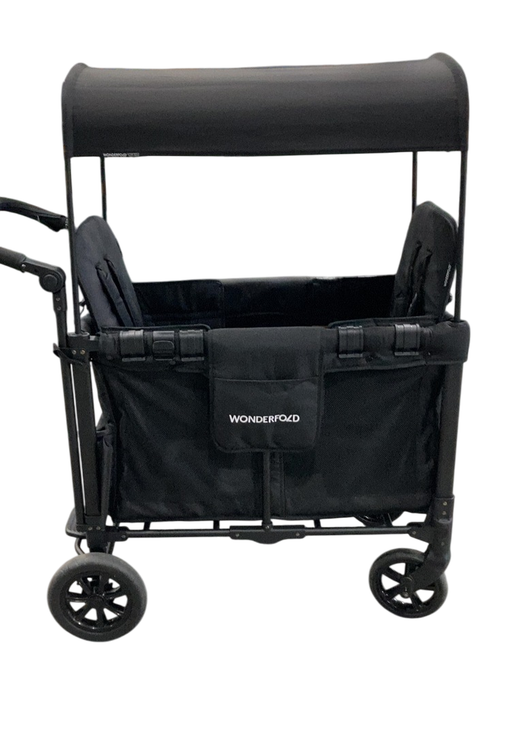 Shop Wonderfold W2 Original Multifunctional Double Stroller Wagon, Jet Black, 2024 at Goodbuygears