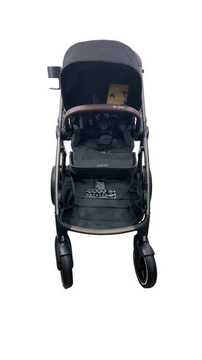 Shop Cybex Gazelle S Modular Stroller, 2024, Moon Black, Taupe Frame at Goodbuygears