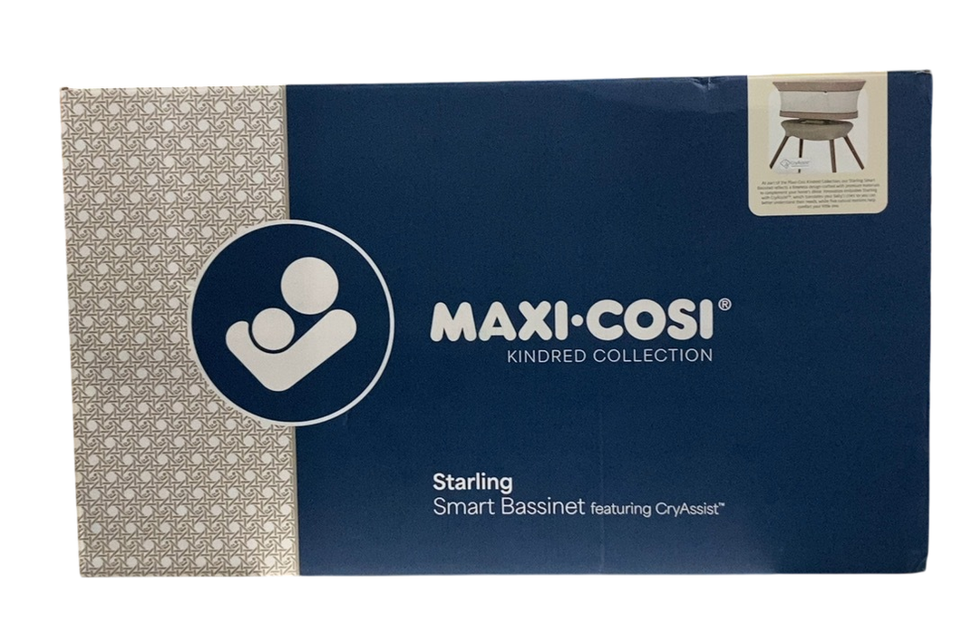 Shop Maxi-Cosi Starling Smart Bassinet, Natural Heritage at Goodbuygears