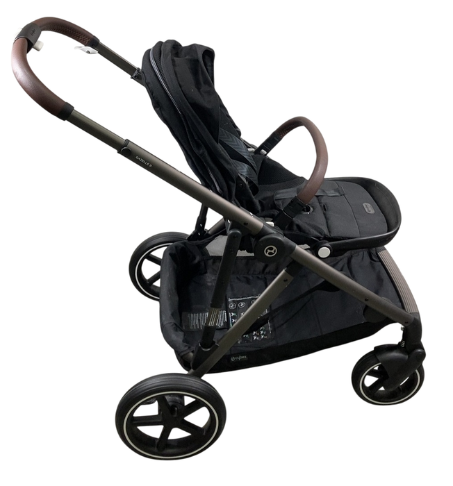 Shop Cybex Gazelle S Modular Stroller, 2024, Black Frame, Moon Black at Goodbuygears
