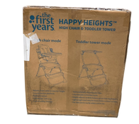 Shop The First Years Happy Heights High Chair & Toddler Tower, Grey at Goodbuygears