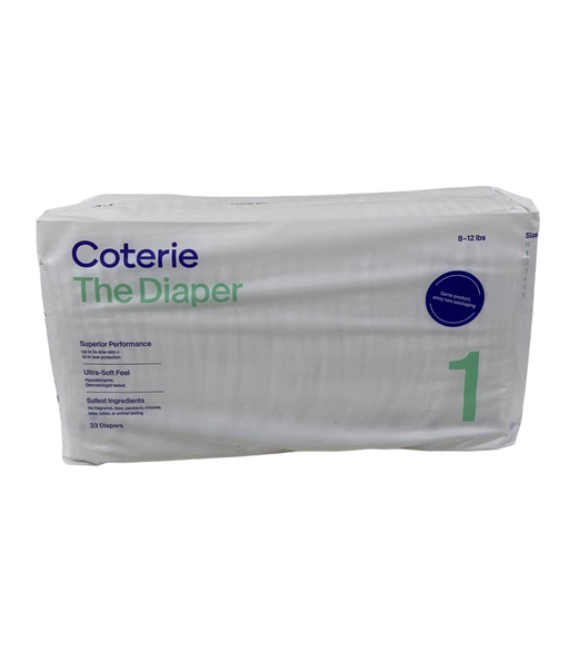 Shop Coterie Size 1 Diapers, 33 Count at Goodbuygears