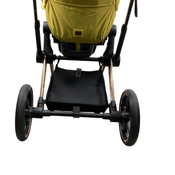 Shop Cybex PRIAM Stroller, 2022, Mustard Yellow, Rosegold at Goodbuygears