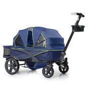 Shop Gladly Family Anthem4 Classic 4 Seater All Terrain Wagon Stroller, Neon Indigo at Goodbuygears