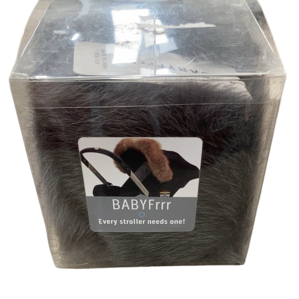 Shop BabyFrrr Faux Fur Stroller Hood Trim, Charcoal Grey at Goodbuygears